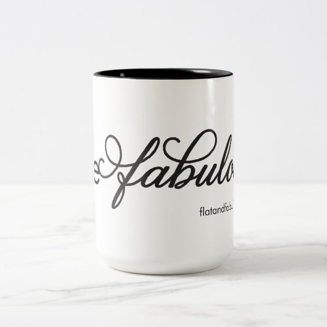 De Café Em Dois Tons Seja caneca fabulosa (Centro)