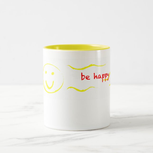 De Café Em Dois Tons "seja caneca feliz (Centro)
