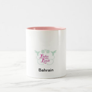 De Café Em Dois Tons Senhoras que almoçam caneca