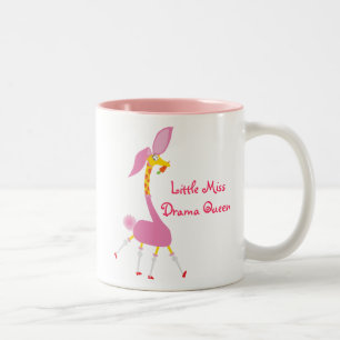 De Café Em Dois Tons Senhorita pequena Drama Rainha Caneca