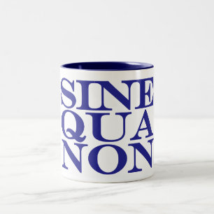 De Café Em Dois Tons Seno - qua - caneca não Latin das citações