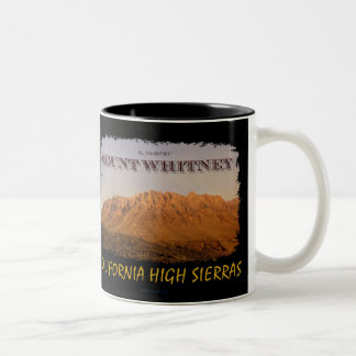 De Café Em Dois Tons Serras altas caneca