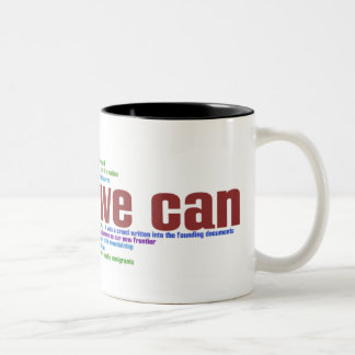 De Café Em Dois Tons Sim nós podemos - caneca