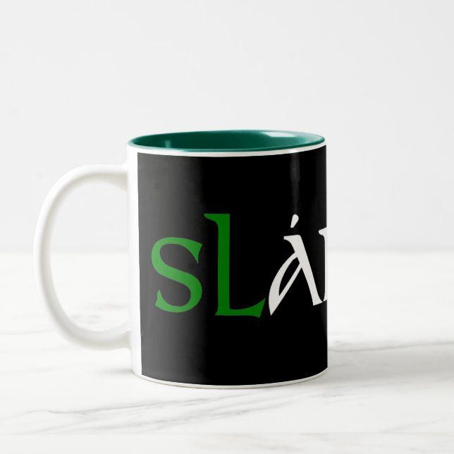 De Café Em Dois Tons Slainte caneca (Esquerda)