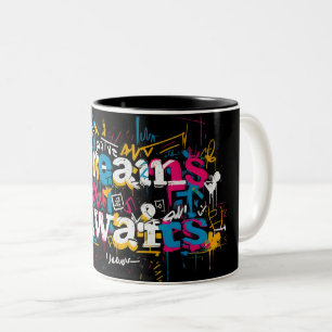 De Café Em Dois Tons Sonhos Esperam: Uma Caneca Que Inspira