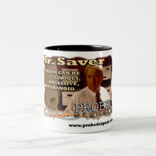 De Café Em Dois Tons Sr. Poupança Caneca