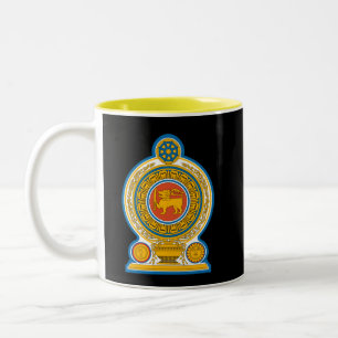 De Café Em Dois Tons SRI LANKA * - caneca cerâmica