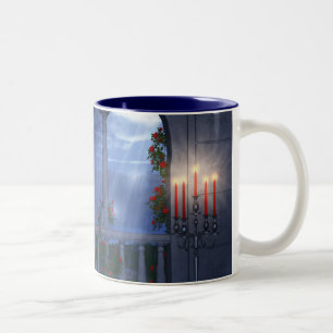 De Café Em Dois Tons Sua Caneca Prateada