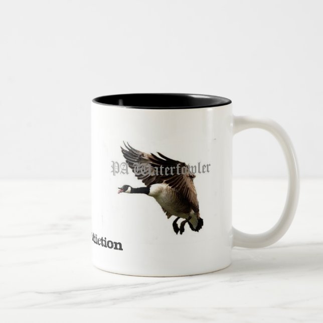 De Café Em Dois Tons Sua minha caneca do vício (Direita)