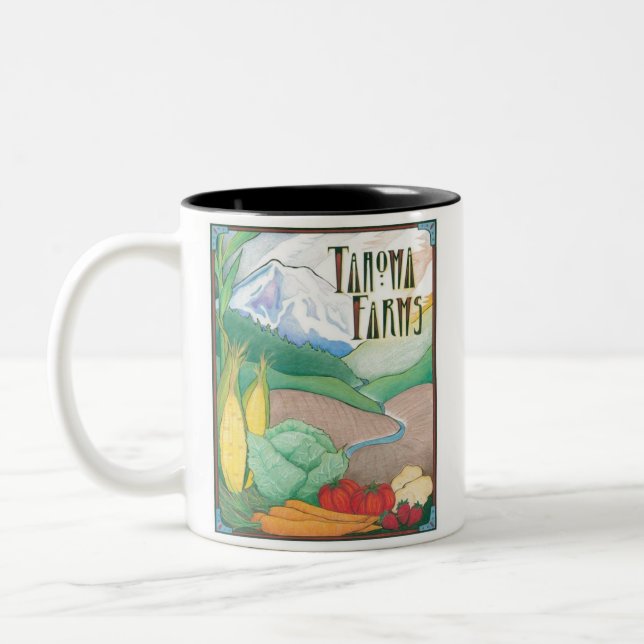 De Café Em Dois Tons Tahoma cultiva a caneca (Esquerda)