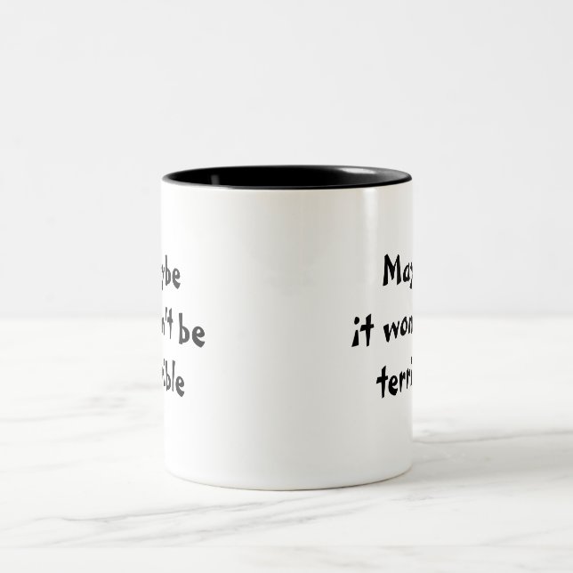 De Café Em Dois Tons Talvez não será caneca terrível (Centro)