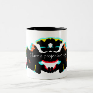 De Café Em Dois Tons Tenha uma caneca projective do dia