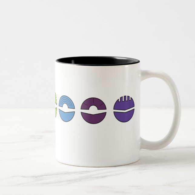 De Café Em Dois Tons TODA A caneca da ESSÊNCIA (customizável) (Direita)