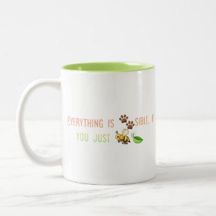 De Café Em Dois Tons Tudo é uma caneca maleável