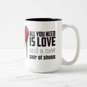 De Café Em Dois Tons Tudo que você precisa é caneca do amor