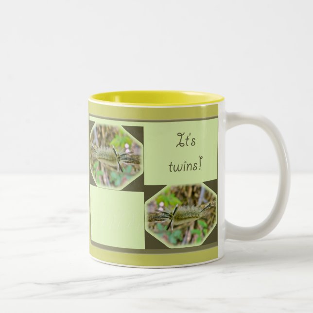 De Café Em Dois Tons Tussock Moth é gêmeos, nova caneca (Direita)