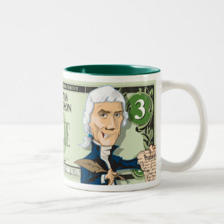 De Café Em Dois Tons U.S. Presidentes Caneca Coleção: #3 Jefferson