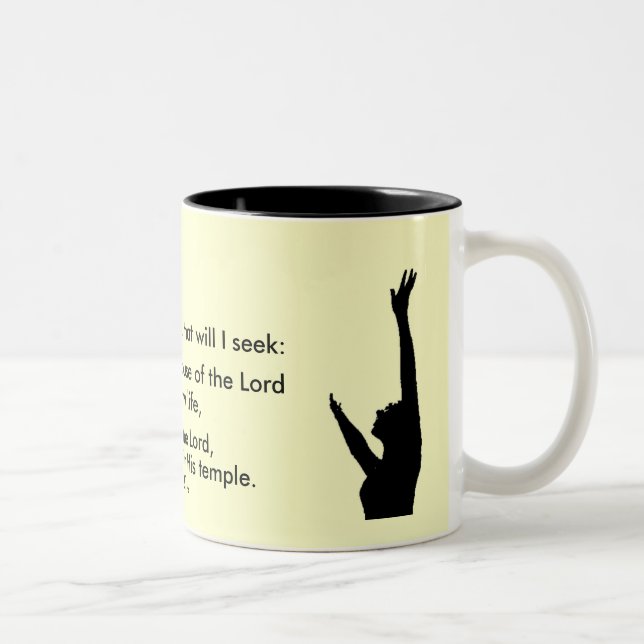 De Café Em Dois Tons Uma caneca da coisa (Direita)