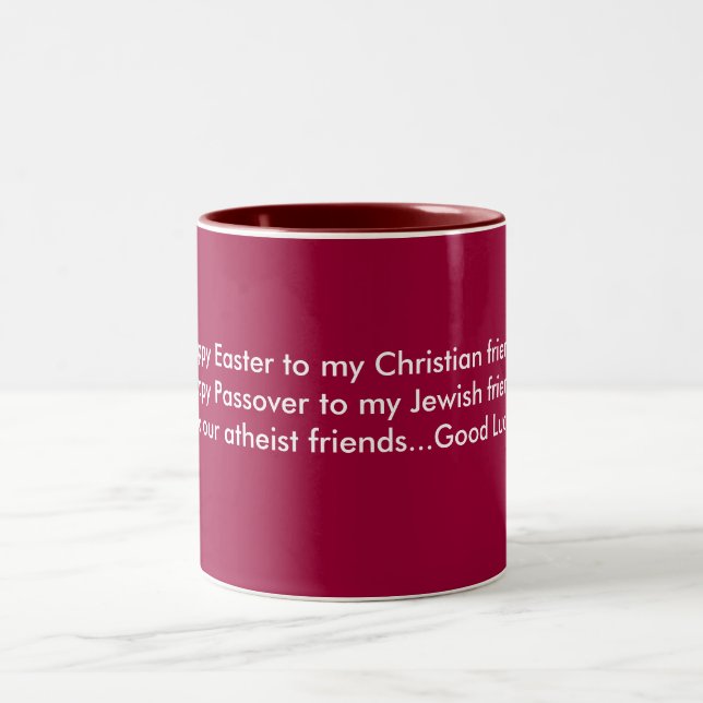 De Café Em Dois Tons Uma caneca do brinde da páscoa… (Centro)