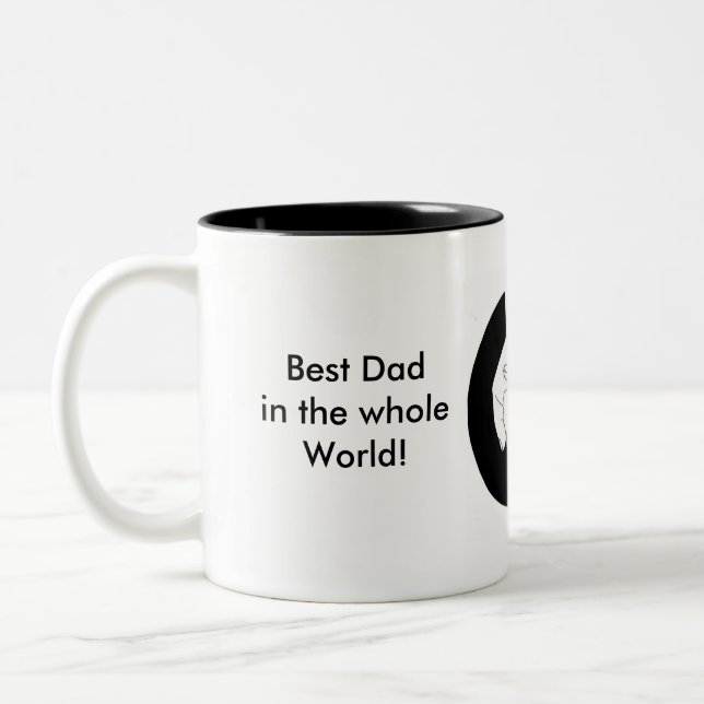 De Café Em Dois Tons Uma caneca orgulhosa do pai (Esquerda)