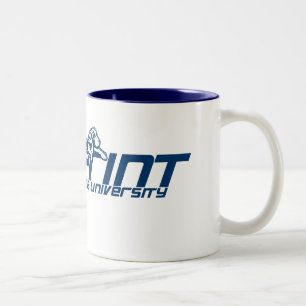 De Café Em Dois Tons Universidade do ritmo - caneca do impressão da