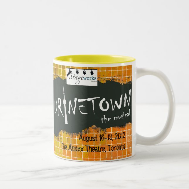 De Café Em Dois Tons Urinetown: A caneca (Direita)