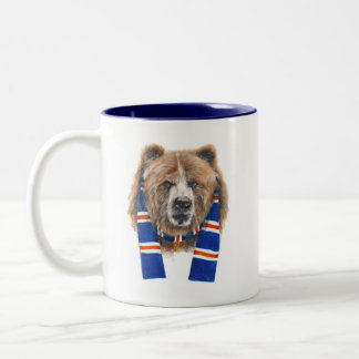 De Café Em Dois Tons Urso dos Rangers - Caneca Cerâmica