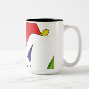 De Café Em Dois Tons Vai a figura caneca