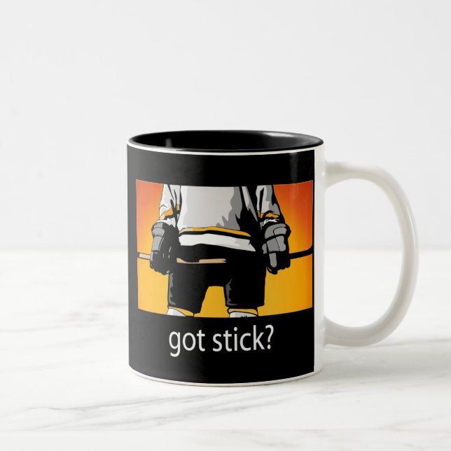 De Café Em Dois Tons Vara obtida? caneca (Direita)