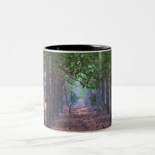 De Café Em Dois Tons Vento na caneca