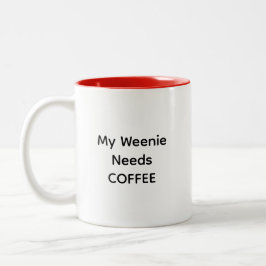 De Café Em Dois Tons Wayward Weenies - Caneca