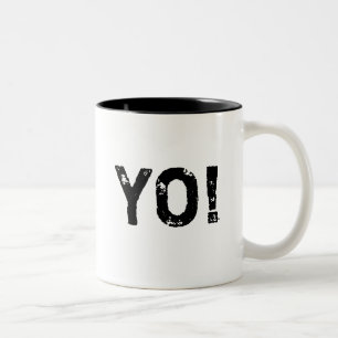 De Café Em Dois Tons YO! Caneca