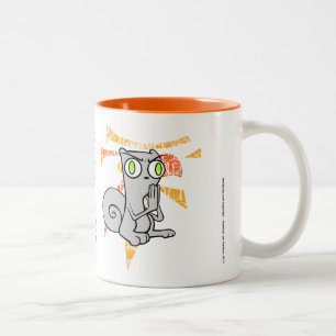 De Café Em Dois Tons Zen da caneca espumosa da raiva