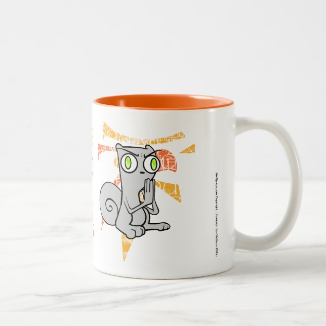 De Café Em Dois Tons Zen da caneca espumosa da raiva (Direita)