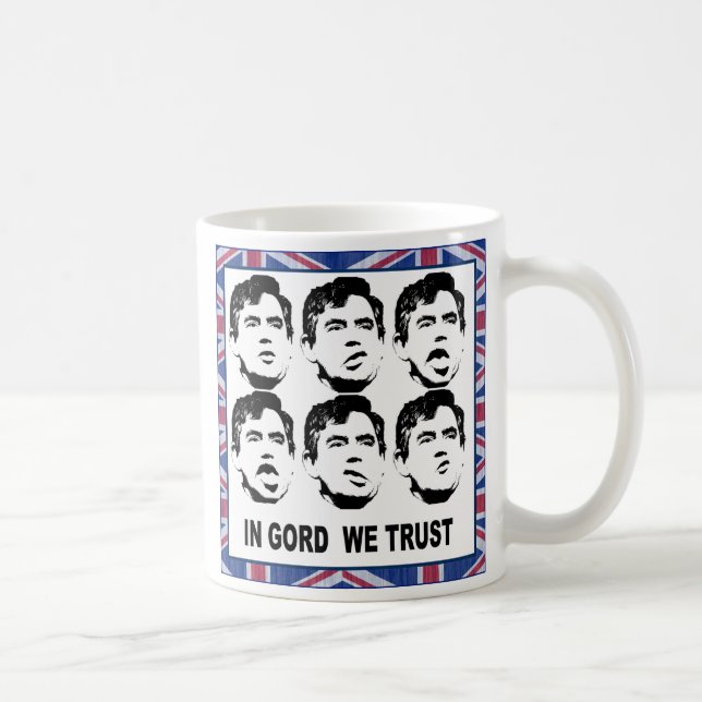 De Café Em Gord nós confiamos a caneca (Direita)
