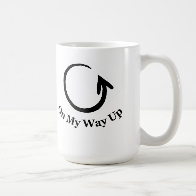 De Café Em minha maneira acima da caneca (Direita)