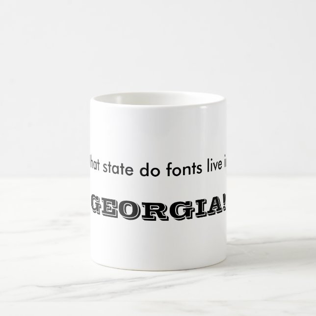 De Café Em que estado as fontes vivem? Caneca (Centro)