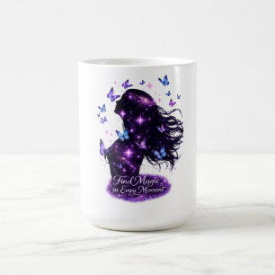 De Café Encontre Magia em Todo Momento Caneca Borboleta Ga