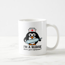 De Café Enfermeira engraçada canta caneca com enfermeira d