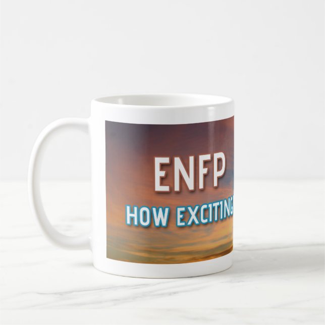 De Café ENFP "como excitar" Balloons a caneca (Esquerda)