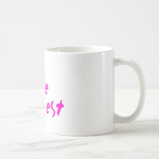 De Café Enfrente a caneca ocidental branca/rosa