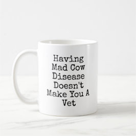 De Café Engraçada Caneca Sarcástica Para Um Vet, Vets Dand