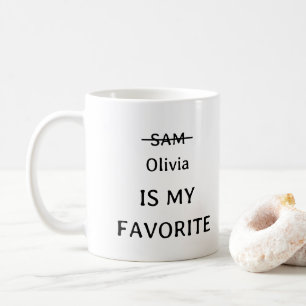 De Café Engraçado personalizado, caneca favorita, presente