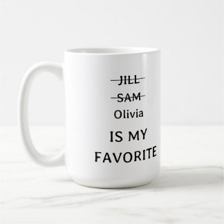De Café Engraçado personalizado, caneca favorita, presente