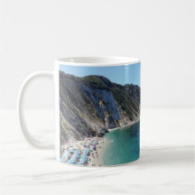 Enseada turquesa italiana - caneca fotográfica pan