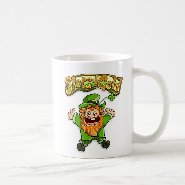 De Café Entalhes da caneca Dourado (Direita)