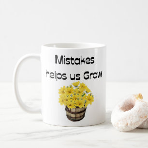 De Café Erros nos ajudam a cultivar caneca