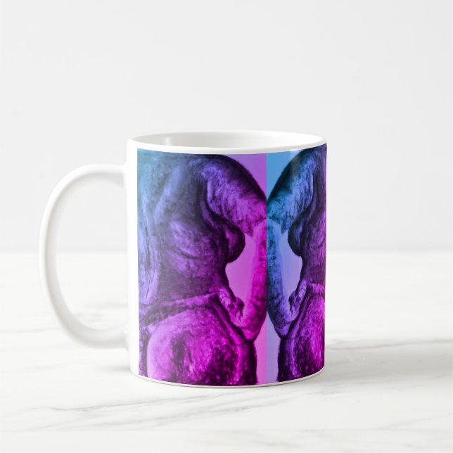De Café Esboço a lápis um pouco mais mulher 1 caneca (Esquerda)