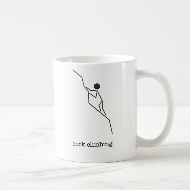 De Café escalada! caneca (Direita)