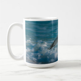 De Café Escando na caneca Waves 11 oz ou 15 oz
